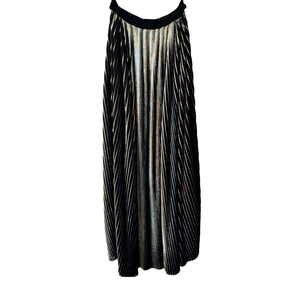 Balmain Holographic Floor Length Evening Gown